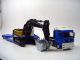 3930 SIKU 1:50 MAN blau wei&szlig;  wie Felbermeyr Bagger