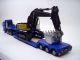 3930 SIKU 1:50 MAN blau wei&szlig;  wie Felbermeyr Bagger