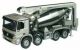 652 NZG 1:50 MB Actros 8*4 Fahrmischer Liebherr F&ouml;rderband silber grau