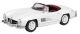02536 SCHUCO 1:43 Mercedes Benz 300 SL Cabrio wei&szlig;
