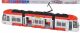 203315105 Dickie 1:32  City Liner Strassenbahn m Freilauf red