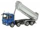 825/20 NZG 1:50 MB Actros (MP3) 8x4 Halfpipe Kipper, "blau/silber"