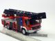 2106 SIKU 1:50  Mercedes Atego Feuerwehrdrehleiter Feuerwehr weiss  Beschriftung black