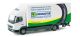 156943 Herpa 1:87 Mercedes Benz Atego Koffer LKW mit Ladebordwand