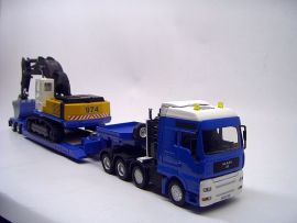 3930 SIKU 1:50 MAN blau wei&szlig;  wie Felbermeyr Bagger