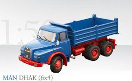1044/01 Conrad 1:50 MAN DHAK 6x4 Kipper Tipper blau
