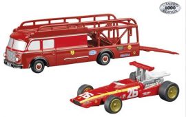 06106 SCHUCO 1:87 Piccolo Set Fiat 642 RN & 312 #26 Ickxs - GP Frankreich