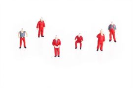 Klicken um zu vergrößern 410030 Conrad 1:50 Mammoet Figure Set II