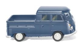 Klicken um zu vergrößern 078901 Wiking 1:87 VW T 1 Doppelkabine tauben blau